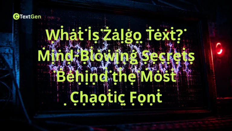 what is zalgo text